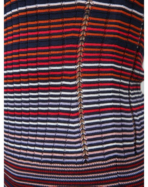 Pull à col rond Amariel tons foncés multicolore