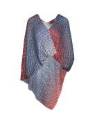 Poncho  Christelle multicolore
