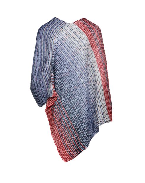 Poncho  Christelle multicolore