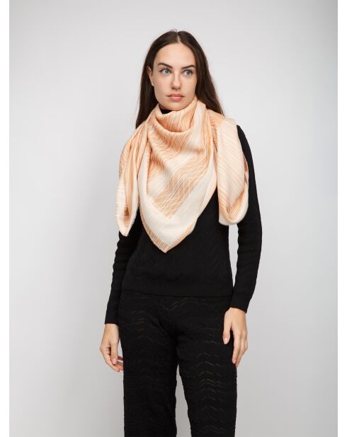 Foulard Bénédicte orange