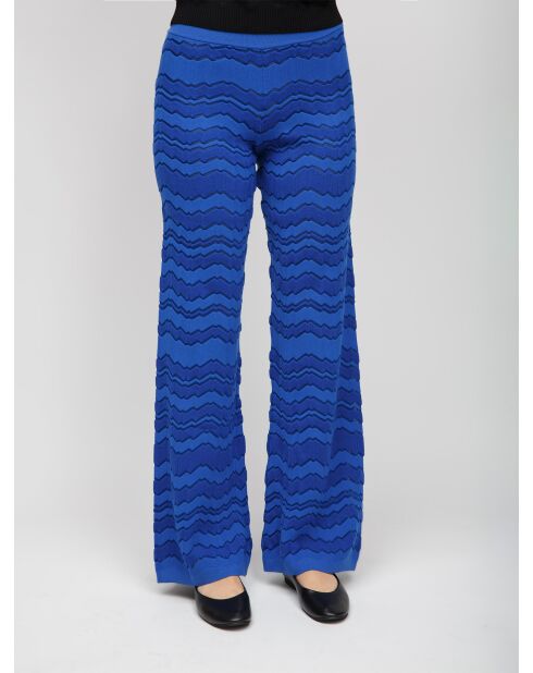 Pantalon Rhyane tons bleus