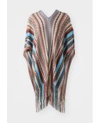 Poncho Aernys multicolore