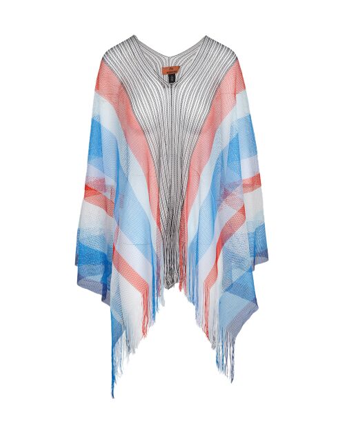 Poncho  Claudette multicolore