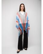 Poncho  Claudette multicolore