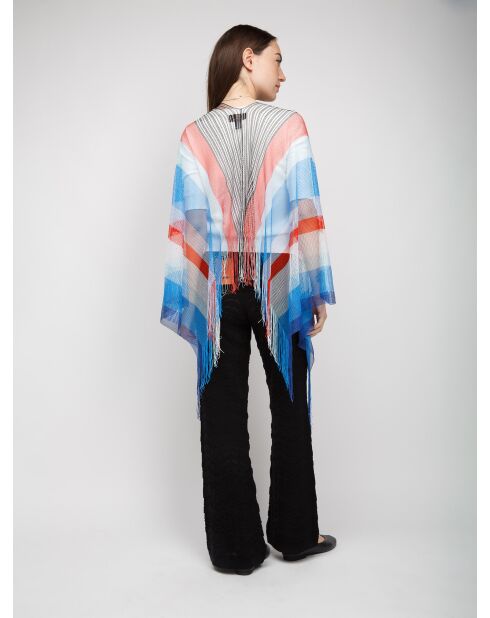 Poncho  Claudette multicolore