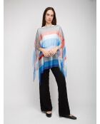 Poncho  Claudette multicolore
