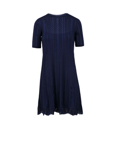 Robe courte Soléan tons marine