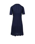 Robe courte Soléan tons marine