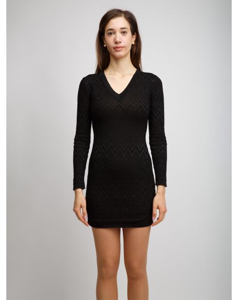 Robe Élyam noir uni