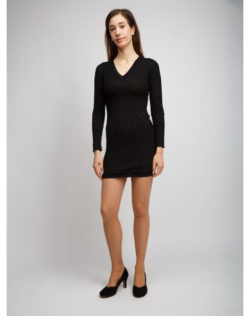 Robe Élyam noir uni