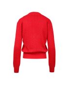 Pull à col en v Ysolde thé-baie