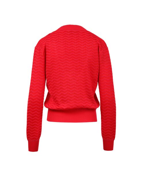 Pull à col en v Ysolde thé-baie