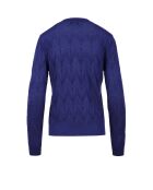 Pull à col rond Caléis bleu uni