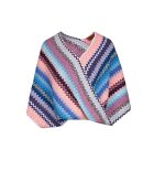 Poncho  Claudine multicolore