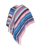 Poncho  Claudine multicolore