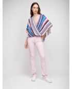 Poncho  Claudine multicolore