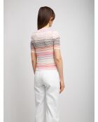 Pull à col rond Lyséa tons clairs multicolore