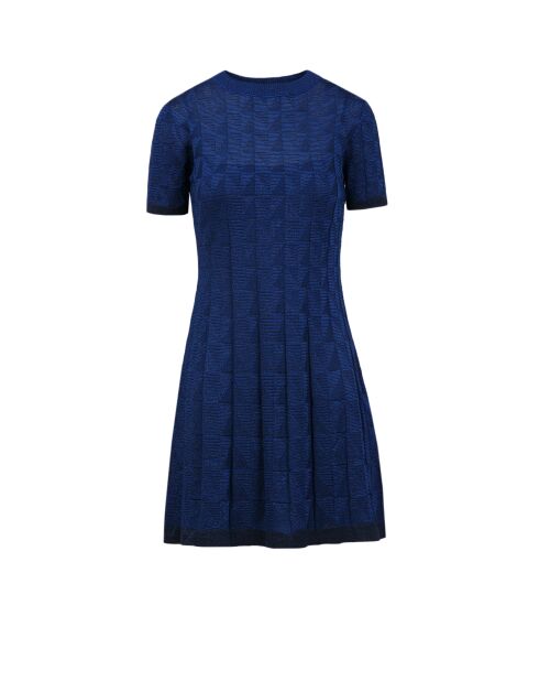 Robe courte Isilde bleu marine uni