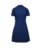 Robe courte Isilde bleu marine uni