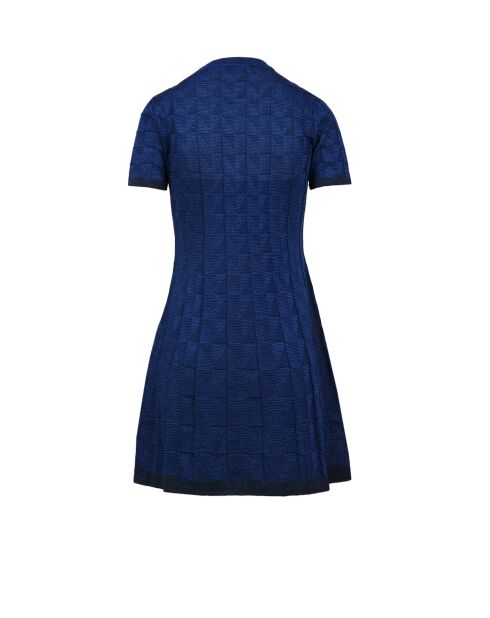 Robe courte Isilde bleu marine uni