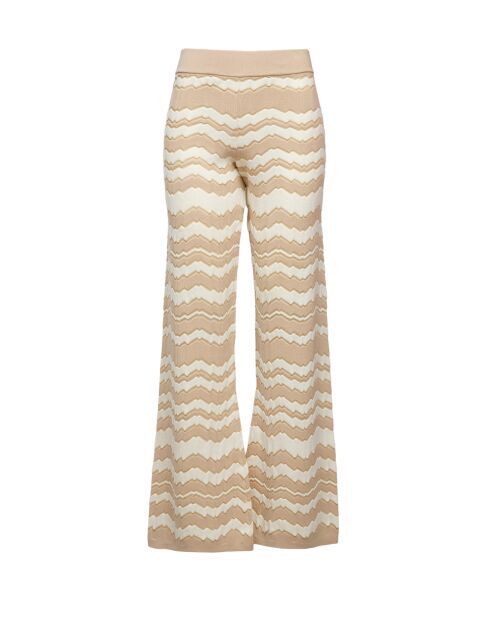 Pantalon Quilena tons crémeux