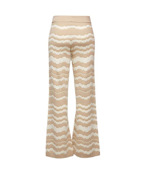 Pantalon Quilena tons crémeux