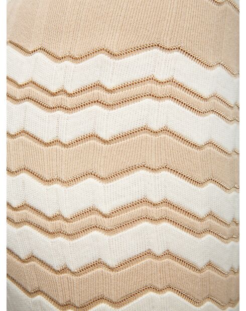 Pantalon Quilena tons crémeux