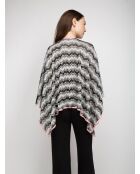 Poncho- Vaerine multicolore