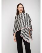 Poncho- Vaerine multicolore