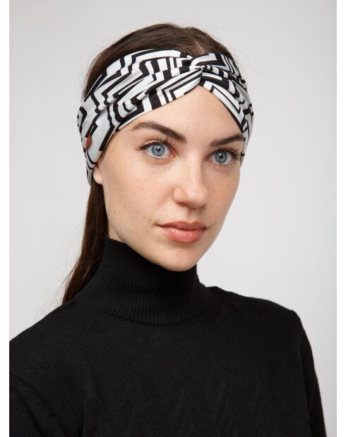 Bandeau  Augustine Noir/blanc