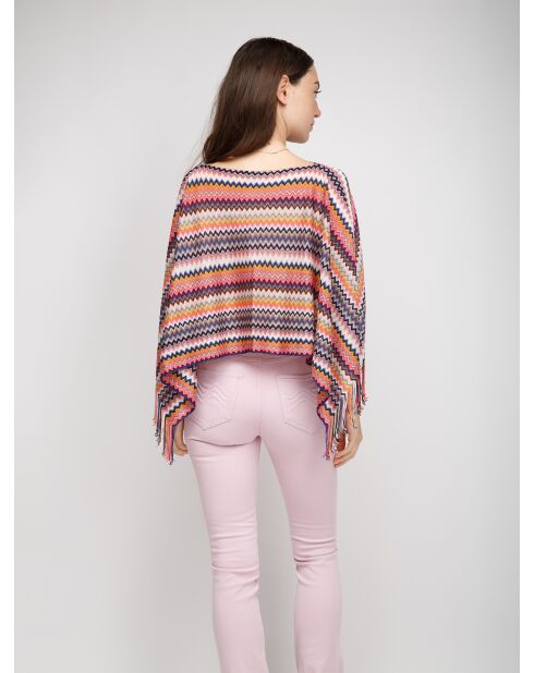 Poncho  Angélique multicolore