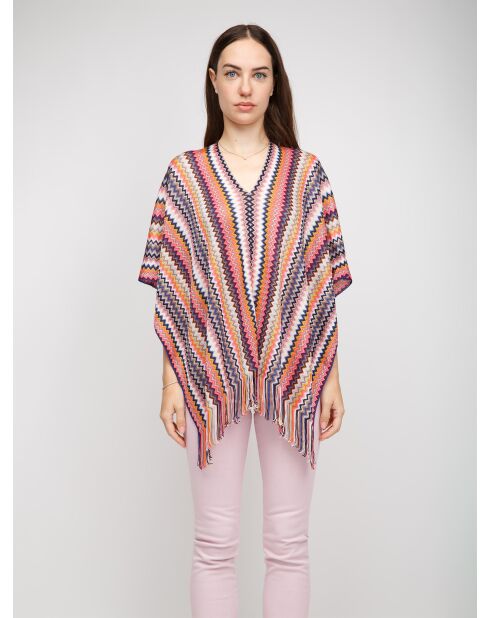 Poncho  Angélique multicolore