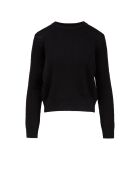 Pull à col rond Cybeline beauté noir