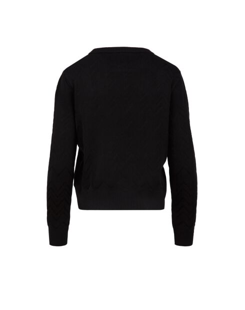 Pull à col rond Cybeline beauté noir