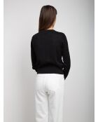 Pull à col rond Cybeline beauté noir