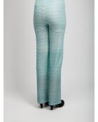 Pantalon Azenor turquoise