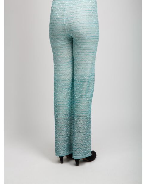 Pantalon Azenor turquoise