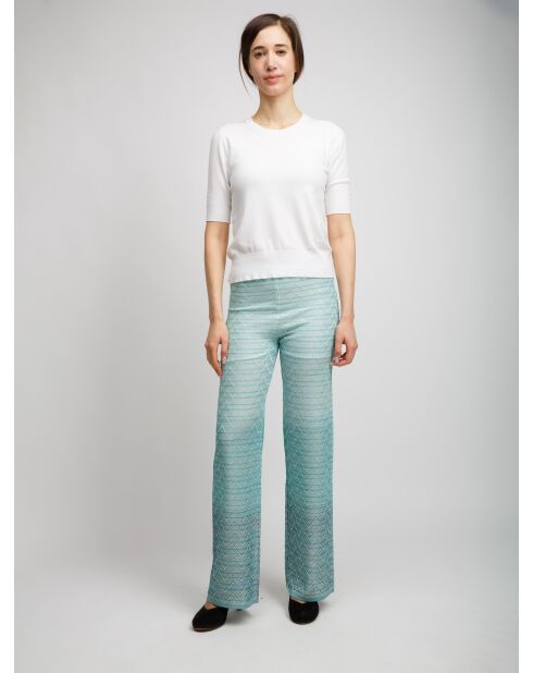 Pantalon Azenor turquoise