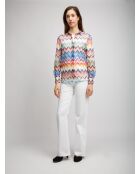 Chemise à manches longues Eïlwen multicolore