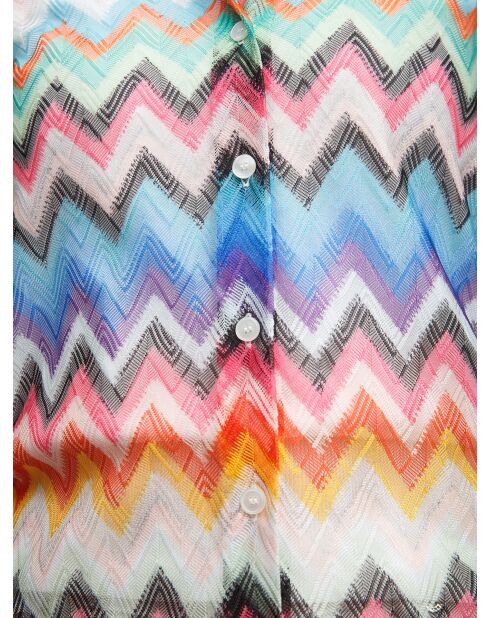 Chemise à manches longues Eïlwen multicolore