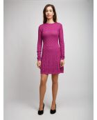 Robe courte Maelisandre fuschia uni