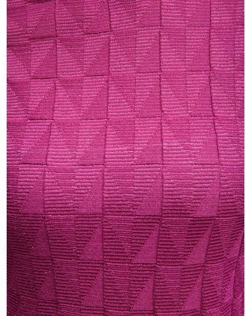 Robe courte Maelisandre fuschia uni