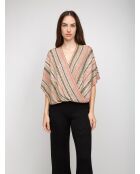 Poncho  Corinne multicolore