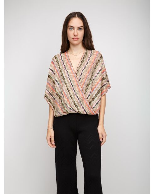 Poncho  Corinne multicolore