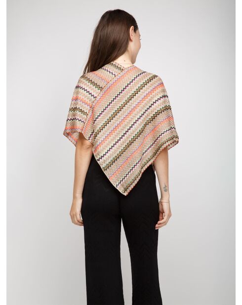 Poncho  Corinne multicolore