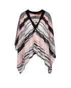 Poncho  Clémence multicolore