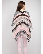 Poncho  Clémence multicolore