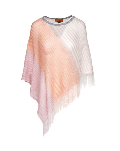 Poncho  Célia multicolore