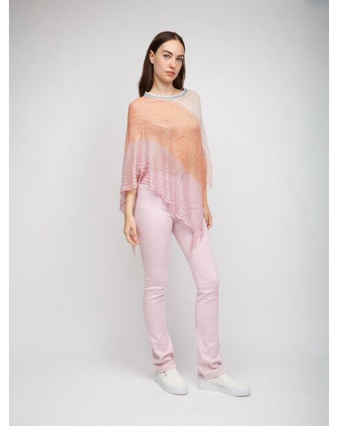 Poncho  Célia multicolore