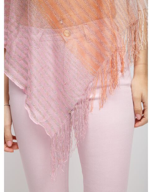 Poncho  Célia multicolore